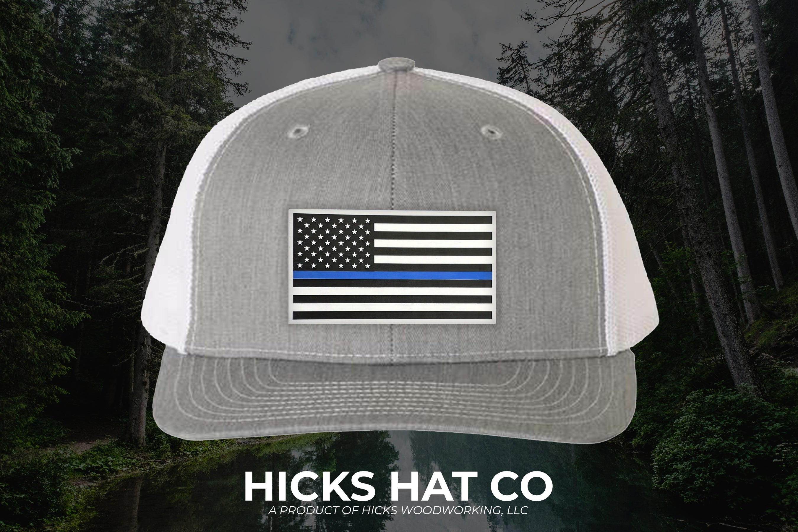 Blue Line Flag Hat
