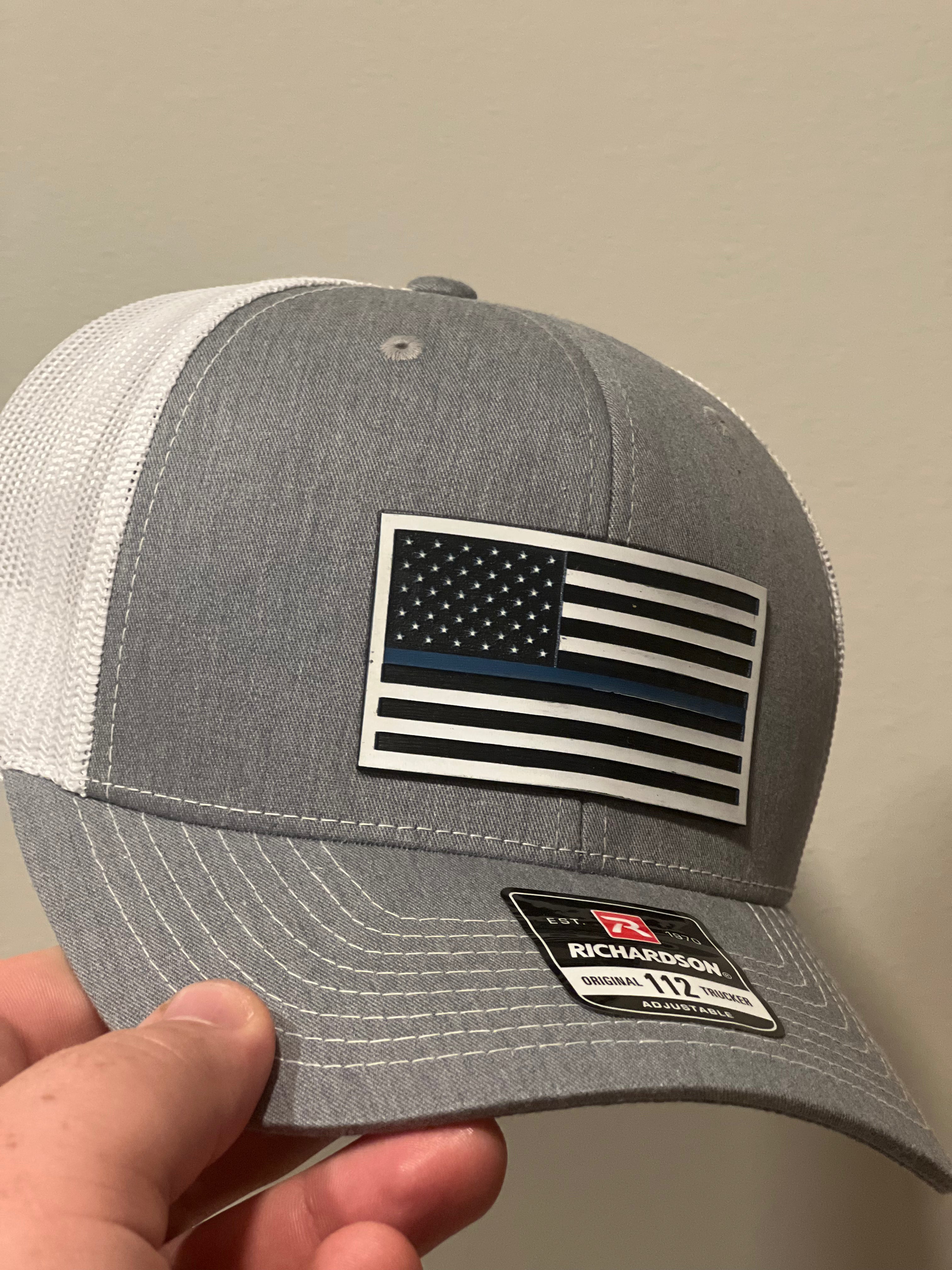 Blue Line Flag Hat
